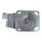 Vestil Rubber Swivel With Total Brake Caster 5 In. Diameter x 2 In. Width 661 lb Dark Gray/Gold CST-KSM-5X2MR-SWTB - alternate 8